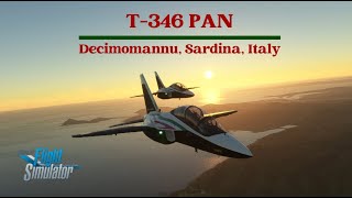 Volo di prova in formazione con due T-346 PAN - Decimomannu, Sardegna [Multiplayer DiegoC-crisk73]