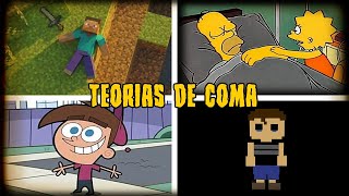 Las 10 TEORIAS de COMA en CARICATURAS y VIDEOJUEGOS MAS TURBIAS