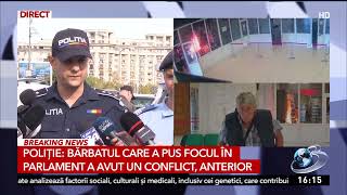 Poliția, despre atacatorul de la Parlament: Este o persoană periculoasă