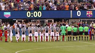 FC Barcelona vs Juventus Introduction Starting Lineups MetLife NJ 7-22-17