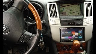 New 2014 Pioneer AVH-X5600 BHS in a Lexus RX 350 with WD PLAY TV