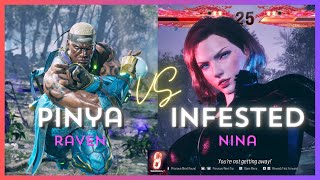 Tekken 8 - VARREL | PINYA (RAVEN) VS DRX Infested (NINA)