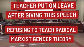 Teacher Put On Leave For Telling School Board He Wont Teach Marxist Gender Theory