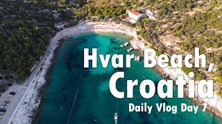 Hvar Beach: Croatia Daily Vlog Day 7