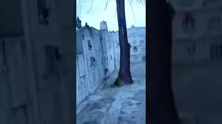 Creepy cemetery ghost sighting #shorts #ghost #scary #creepy