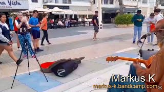 Busking in Altea, Spain - Great Session Start!