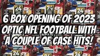 6 Box Opening of 2023 Optic NFL Football Rip. We pulled a couple of cases hits!