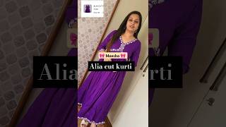 Meesho Aliacut kurti #onlinekurti #meesho #amazonhaul #kurtasethaul #ytshort #ytvideoes #shortsfeed