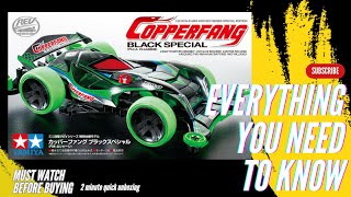 Tamiya Mini 4WD -  Copperfang Black Special [FMA] (UNBOXING) EVERYTHING YOU NEED TO KNOW