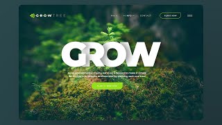 Создание красивого сайта с Parallax анимацией заголовка (HTML+CSS)