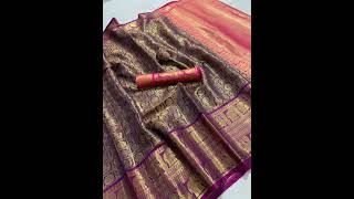 Kanchipuram Handloom Weaving Silk Sarees Collection