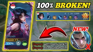 SEMI TANK BUILD IS BROKEN! (must try) | ZHUXIN VS. SUYOU -MLBB🔥 #zhuxin #zhuxinmlbb #zhuxinYT