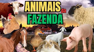 VEJA SOBRE 8 ANIMAIS E O SOM DELES NA FAZENDA !!!