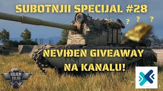 Subotnjii specija #28 l GIVEAWAY! l FV4005 gameplay l WoT Balkan region