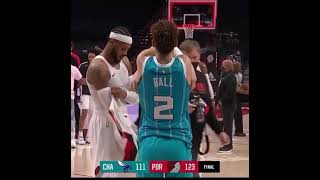 Carmelo And Lamelo Swap Jerseys