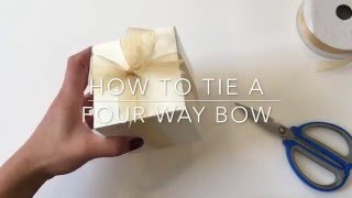 How to Tie a Perfect Bow, Basic Gift Wrapping