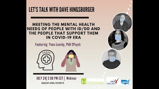 Let's Talk with Dave: Meeting the MH Needs