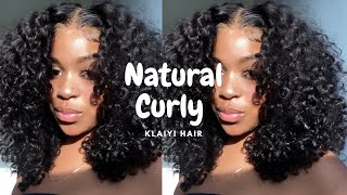 BOMB Curly 13x4 HD Lace Frontal Wig | Watch Me Install ft. Klaiyi Hair