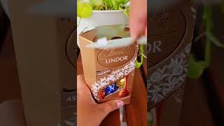 LINDT chocolate ASMR #shorts #asmr