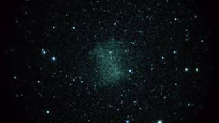 M27 Dumbbell Nebula @ 90X via White Phosphor Night Vision in Real Time