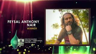 MTM Media Digital Creative Award 2022 Feysal Anthony Nair