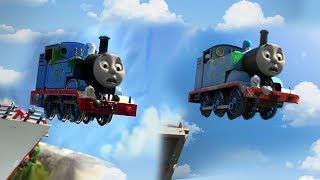 Vicarstown Bridge JUMP! Great Race Remake Comparison - Thomas & Friends OO/HO