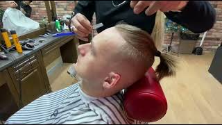 Perfect skin fade لايفوتك مشاهدة هذا الفيديو  wahl legend تدريج الشعر الأشقر بماكينة