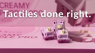 The Most Tactile Switches Around | Akko Creamy Purple Pro Switch Review