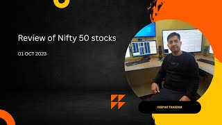 #Nifty50- Review of all Nifty stocks on Daily TF charts - 01 OCT 2023