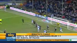 SAMPDORIA vs MILAN-1-1 - -serieA 14^--27-11-10