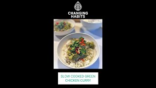 Slow Cooked Green Chicken Curry #shorts