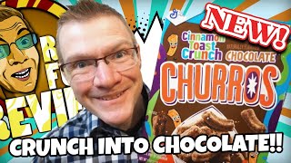 NEW!! CINNAMON TOAST CRUNCH CHOCOLATE CHURROS!! TASTE AND REVIEW!!