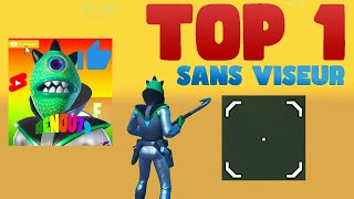 FAIRE TOP 1 SANS VISEUR - CHALLENGE FORTNITE