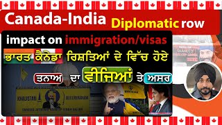 Canada-India diplomatic row impact on immigration/visas