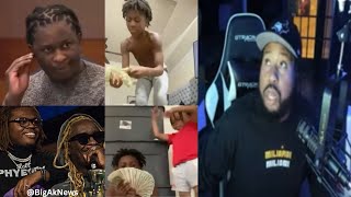 DJ Akademiks Reacts To Young Thugs Kids DISSING Gunna & Saying They Gonna Get Em WHACKED????