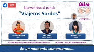 Panel "Viajeros sordos"