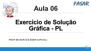 Aula 06: Exercício de Solução Gráfica de PL de Pesquisa Operacional - Prof Marcos Eder Cupaioli