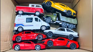 Box Full of Cars Supra Mk5,Bmw,Suzuki Jimny,Kia,Mclaren,Range Rover,Toyota