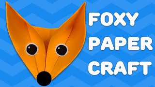 How to make an easy origami paper fox | Origami / Paper Folding Craft, Videos and Tutorials