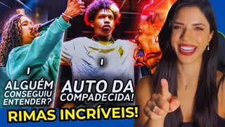 REAGINDO a MELHOR RIMA DE CADA MC 🔥