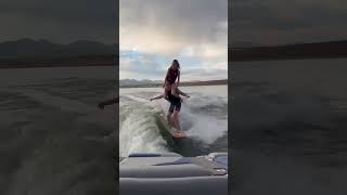 Crushing tandem surfing 🏄‍♂️ #trending #viral #ytshorts #shorts #shorshorts #surfing