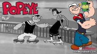 POPEYE THE SAILOR MAN: A Date to Skate (1938) (Remastered) (HD 1080p) | Jack Mercer, Mae Questel