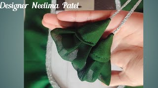 Beautiful latkan making || Designer latkan || latkan for blouse cutting and stitching