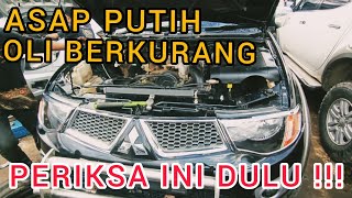 Knalpot Ngebul Berasap Putih - Mitsubishi triton 2.5