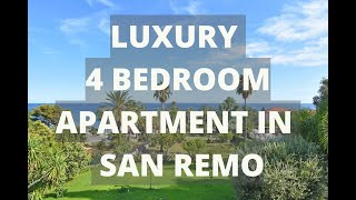 Luxury 4-bedroom apartment in San Remo, Liguria, Italy, ref. 2Q67