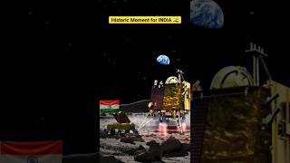 INDIA on the MOON #chandrayaan3 #isro #isroindia #shorts