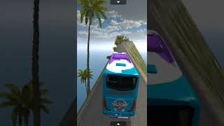 High hills bridge driving in 😱accident bus simulator #shorts #tamil  bus game play