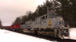 FIGHTER JET! CP 7023 at Mount St. Louis (10FEB2023)