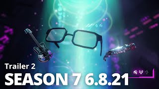 Fortnite SEASON 7 6.8.2021 Teaser 2 = GUITAR, EYEGLASSES, and GUN? (Movie Trailers | Season 7)