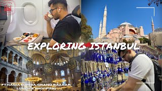 Istanbul Turkey Travel Vlog | Hagia Sophia | The Grand Bazaar in Hindi